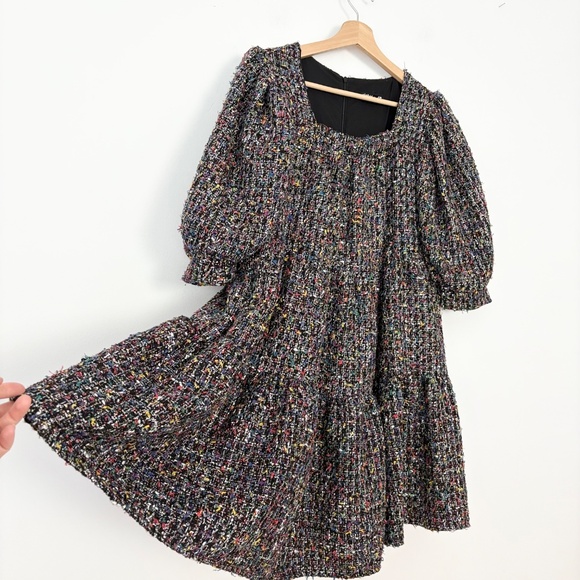 Sister Jane Walt tweed babydoll dress - Picture 3 of 8